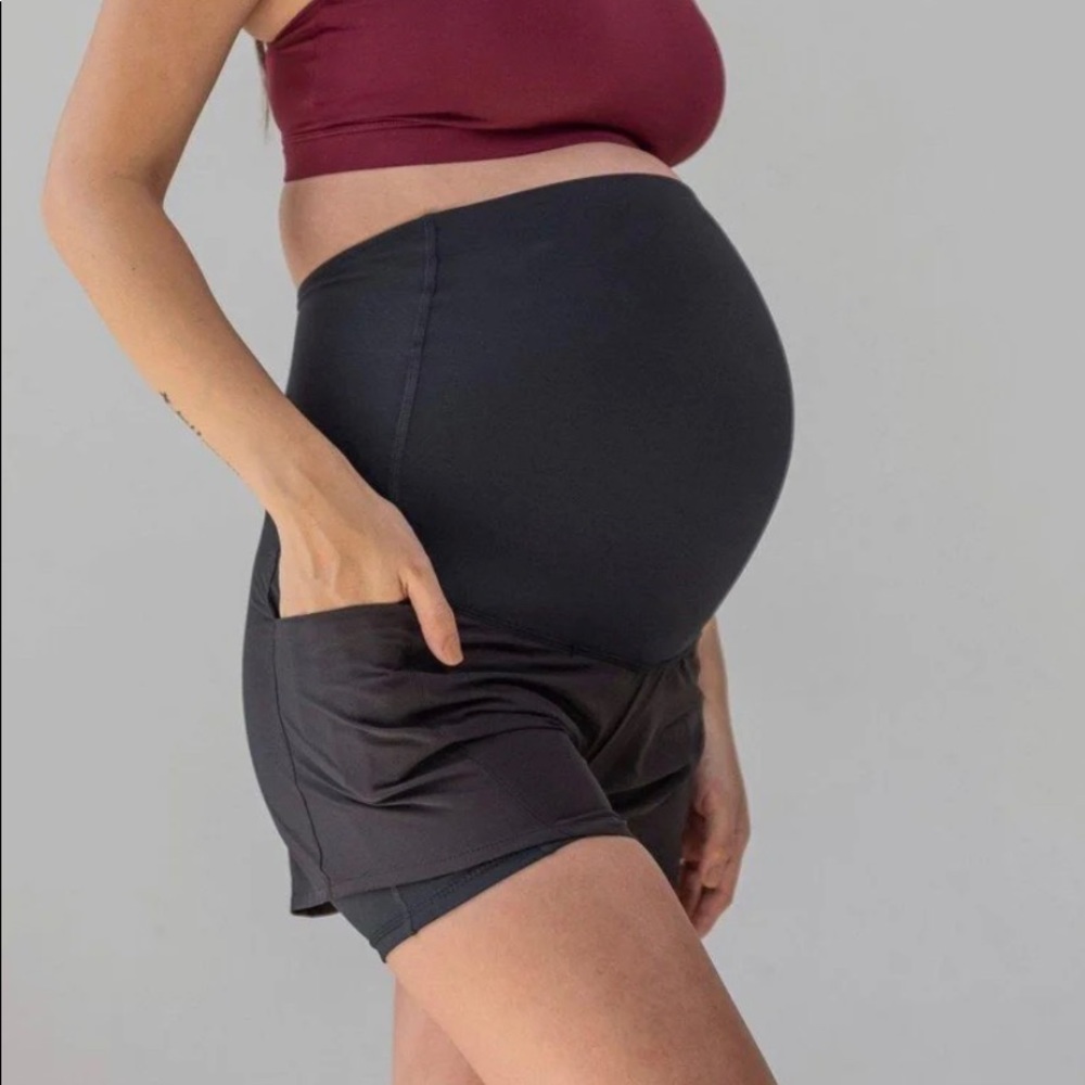 Senita Belly Support Maternity Shorts - NWT